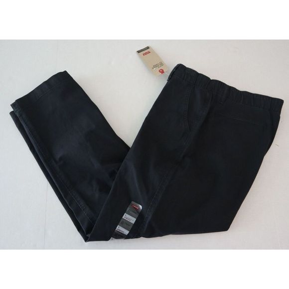 Levi's A10410003 Men's Sz Large Black XX Chino EZ Taper Stretch Pants $70 - Picture 7 of 11